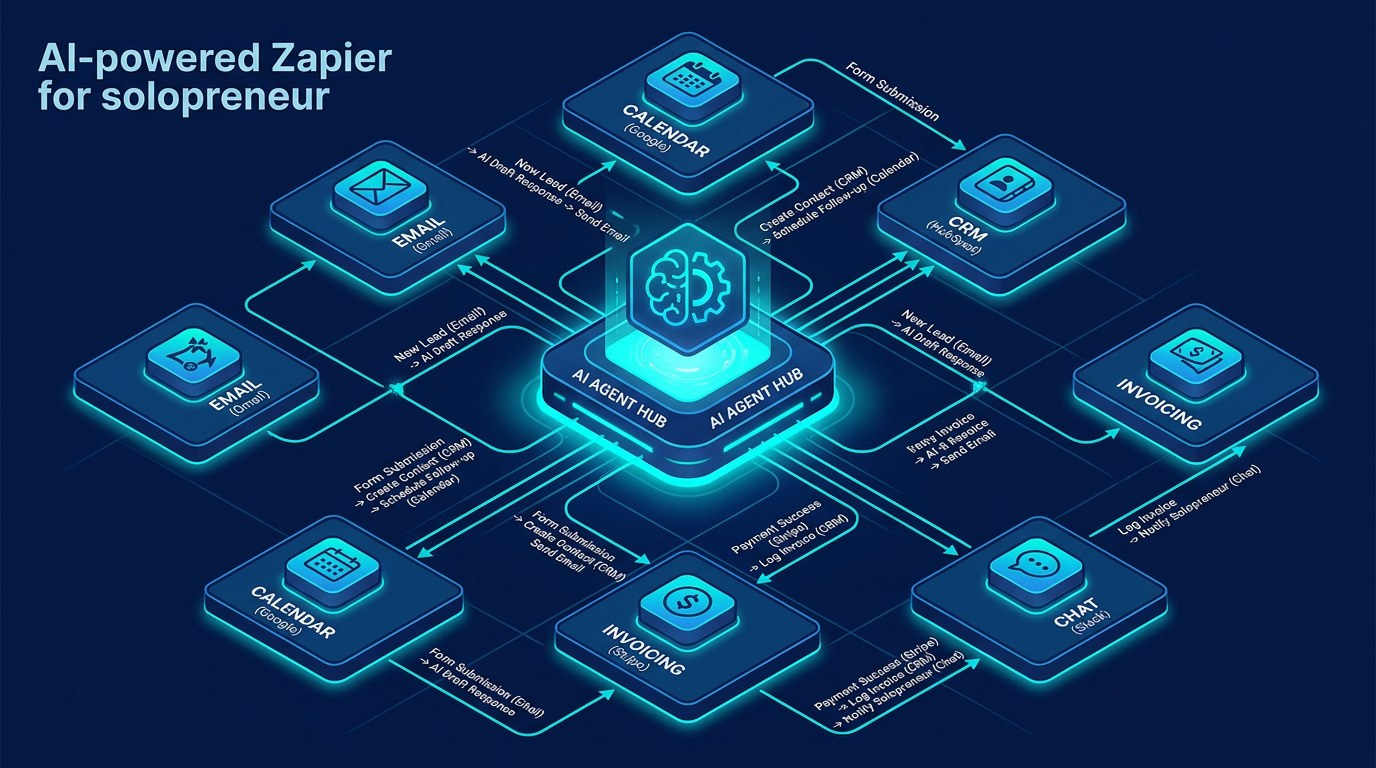 The Solopreneur's Guide to Zapier AI: Automate Your Busywork With AI Agents in 2026