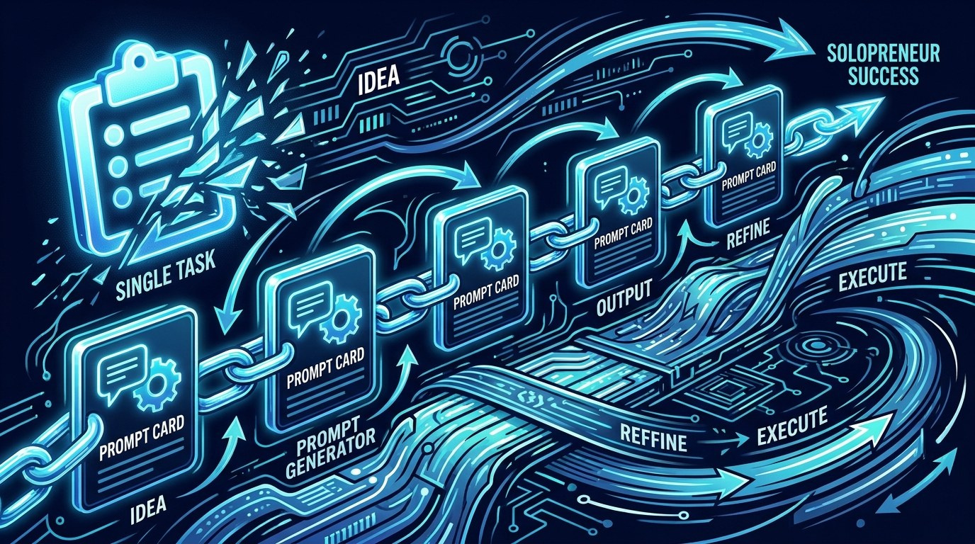 The Solopreneur's Guide to Prompt Chaining: Break Big AI Tasks Into a Sequence of Smart Prompts in 2026